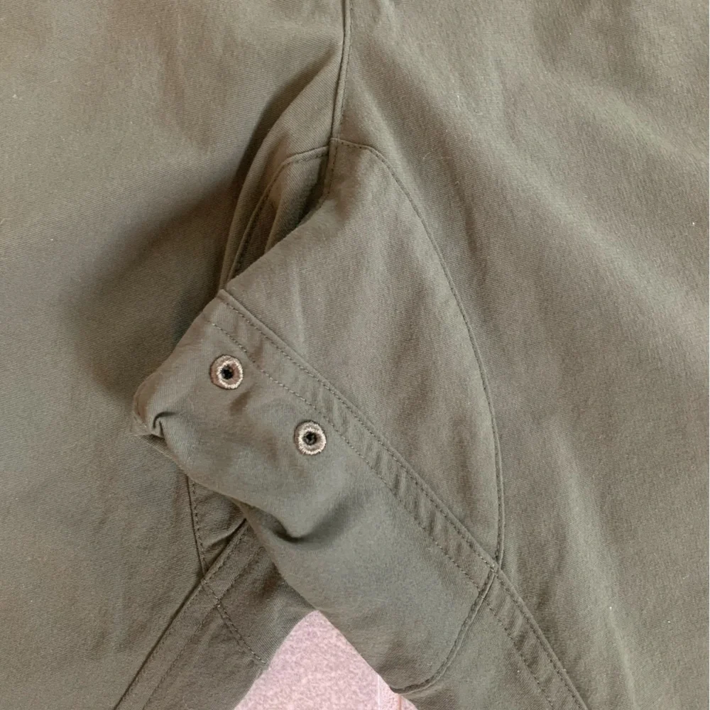 Nike Women’s Pants Dark Olive Joggers Zip Ankles Button‎ Fly XL 30
